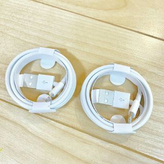 アイフォーン(iPhone)のiPhone用 充電ケーブル2本セット(バッテリー/充電器)