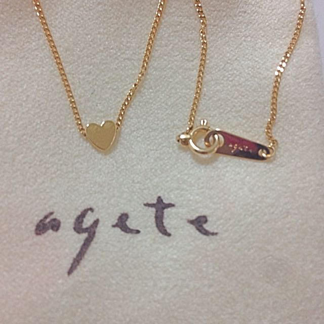 agate ハートネックレス♡