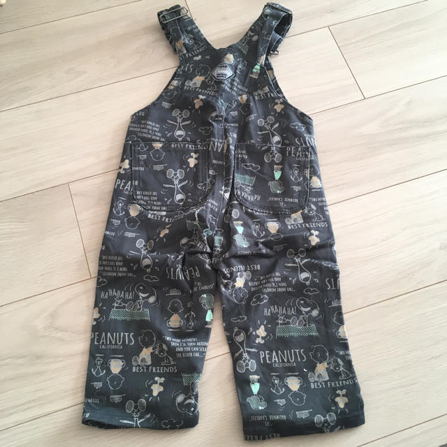 SNOOPY(スヌーピー)のSNOOPY オーバーオール 80cm キッズ/ベビー/マタニティのベビー服(~85cm)(パンツ)の商品写真