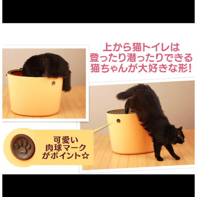 アイリスオーヤマ(アイリスオーヤマ)の上から猫トイレ／ホワイト その他のペット用品(猫)の商品写真