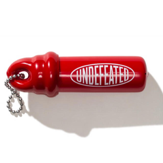 UNDEFEATED(アンディフィーテッド)の新品 未使用 UNDEFEATED KEYTAINER RED 赤 キーホルダー メンズのファッション小物(キーホルダー)の商品写真