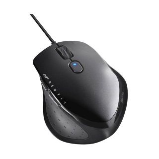 バッファロー(Buffalo)のBUFFALO 有線 BlueLED 5ボタン ネオフィットマウス Sサイズ(PC周辺機器)