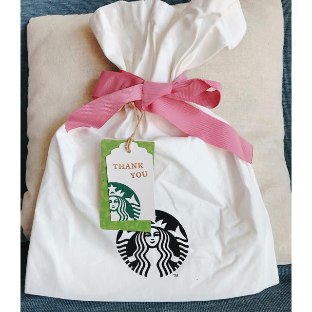 Starbucks Coffee(スターバックスコーヒー)のスタバ  リボン巾着 エンタメ/ホビーのコレクション(ノベルティグッズ)の商品写真