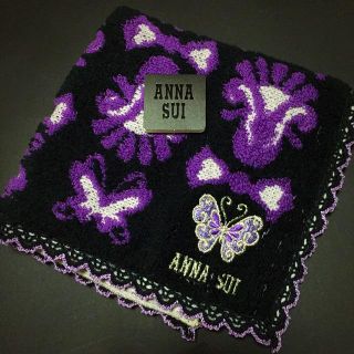 アナスイ(ANNA SUI)のANNA SUIハンドタオル新品未使用(タオル/バス用品)