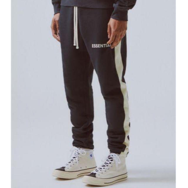 FOG Essentials side stripe sweatpants 黒S 【期間限定お試し価格