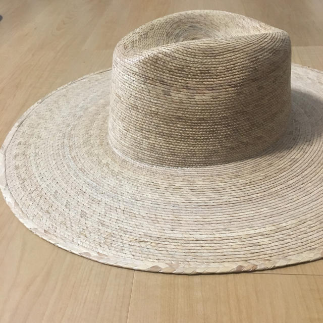 ラックオブカラー Palma Wide Fedora ストローハット - ハット