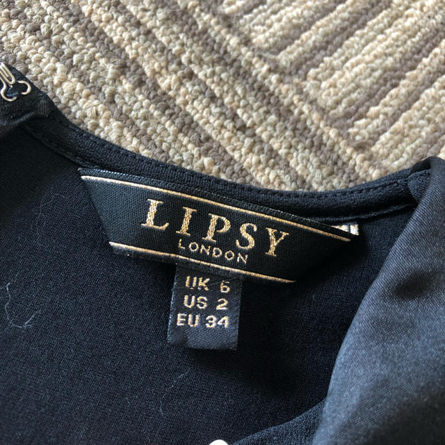 Lipsy(リプシー)のLIPSY 黒 タイト ドレスワンピース レディースのワンピース(ひざ丈ワンピース)の商品写真