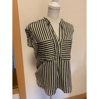 ザラ(ZARA)のZARA ノースリーブシャツ ストライプ☆(シャツ/ブラウス(半袖/袖なし))