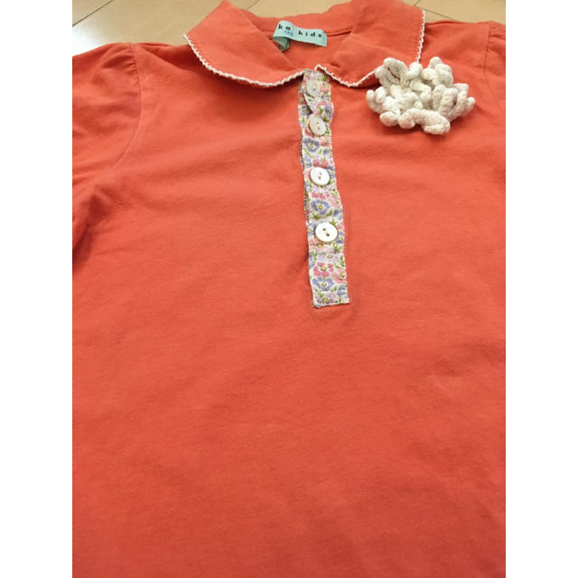 hakka kids(ハッカキッズ)のHAKKA 120cm 可愛いシャツ キッズ/ベビー/マタニティのキッズ服女の子用(90cm~)(Tシャツ/カットソー)の商品写真