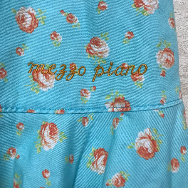 mezzo piano(メゾピアノ)のMezzo piano ♪  ワンピース size130 キッズ/ベビー/マタニティのキッズ服女の子用(90cm~)(ワンピース)の商品写真