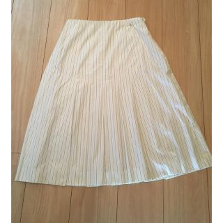 シャネル(CHANEL)のe様専用　vintage シャネル膝丈プリーツスカート(ひざ丈スカート)