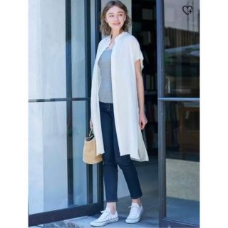 ユニクロ(UNIQLO)の【atom8様専用】ユニクロ リネンブレンドロングシャツ S☆新品未使用☆(シャツ/ブラウス(半袖/袖なし))