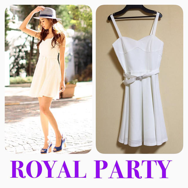 ROYAL PARTY(ロイヤルパーティー)のロイパ♡新品♡ビスチェフレアワンピース レディースのワンピース(ミニワンピース)の商品写真