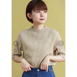 ドットアンドストライプスチャイルドウーマン(Dot&Stripes CHILDWOMAN)のDot&Stripes CHILD WOMAN ギンガムチェックプルオーバー(Tシャツ(半袖/袖なし))