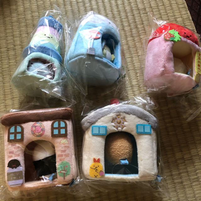 すみっコぐらし展 高島屋 限定 5種類 てのりぬいぐるみ バスツアー ... おっきなすみっコぐらし展 イベント 限定 てのりぬいぐるみ 5点セット