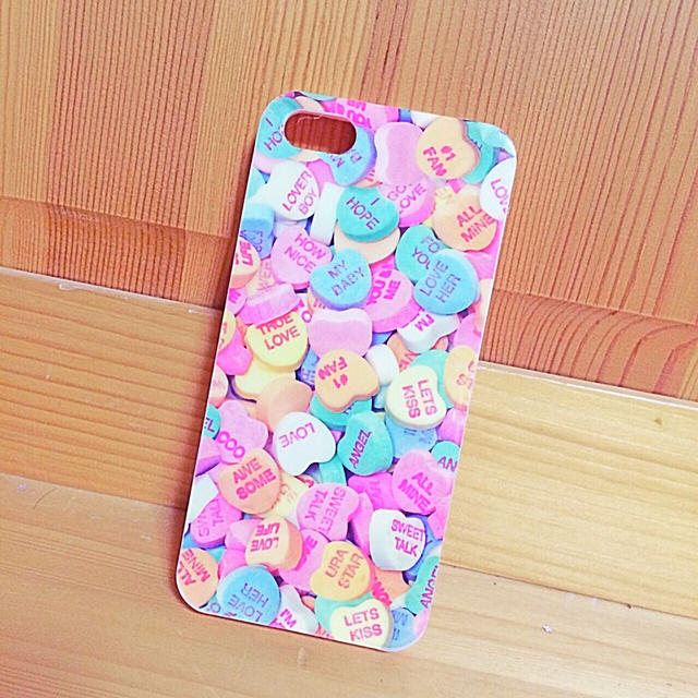 CandyHearts iPhone  スマホ/家電/カメラのスマホアクセサリー(モバイルケース/カバー)の商品写真