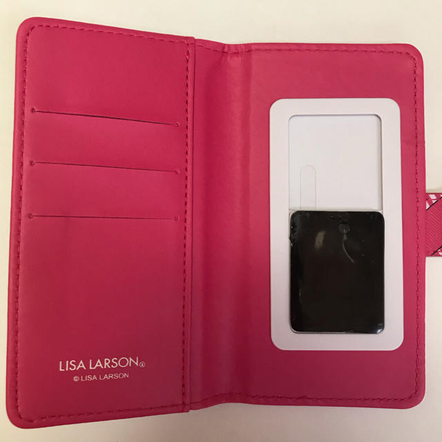 Lisa Larson(リサラーソン)のリサラーソン  スマホケース手帳型 スマホ/家電/カメラのスマホアクセサリー(iPhoneケース)の商品写真