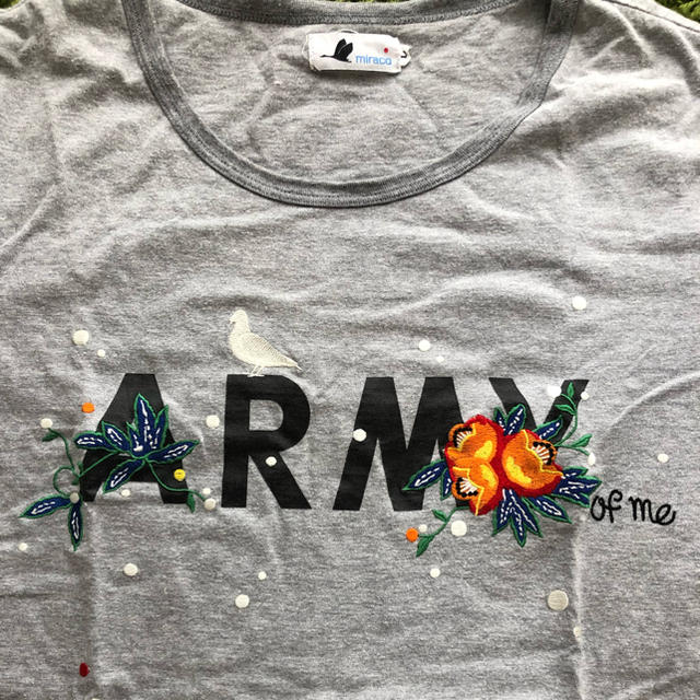 Beams ミラコ Miraco Tシャツ 半袖 カットソー Army 刺繍 花柄 の通販 By ホクソン S Shop ビームスならラクマ