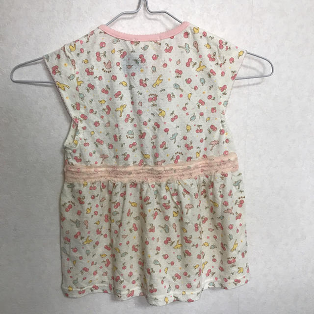 EKUBO コットン ワンピース 130 夏 キッズ/ベビー/マタニティのキッズ服女の子用(90cm~)(ワンピース)の商品写真