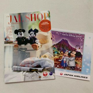 ジャル(ニホンコウクウ)(JAL(日本航空))のJALプチショップ 国内線機内販売  通信販売ハガキ ディズニー ポストカード付(ショッピング)