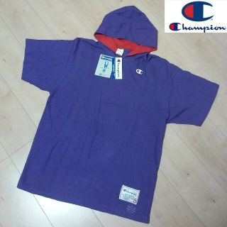 チャンピオン(Champion)の★新品★【チャンピオン】メッシュ フード付き Tシャツ 日本サラ・リー 90’s(Tシャツ/カットソー(半袖/袖なし))