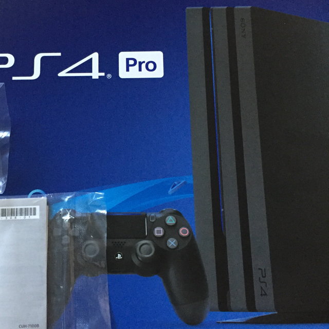 ps4 pro＋ＤＬソフト20弱  保証あり