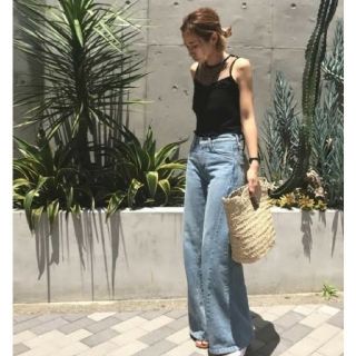 トゥデイフル(TODAYFUL)のTODAYFUL Dot Tulle Tanktop ドットチュールタンクトップ(カットソー(半袖/袖なし))