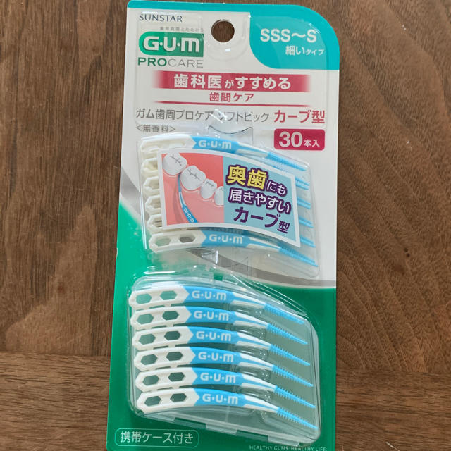 SUNSTAR(サンスター)のGUM 歯間ブラシ SSS〜S ソフトピック コスメ/美容のオーラルケア(歯ブラシ/デンタルフロス)の商品写真