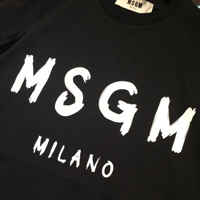 MSGM エムエスジーエム 新品 定番 ロゴ Tシャツ XS ブラック