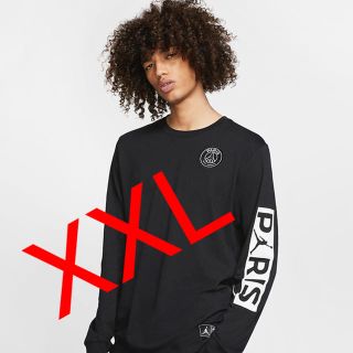 ナイキ(NIKE)のNIKE PSG × JORDAN 19/20 ロンT TEE 新品 XXL(Tシャツ/カットソー(七分/長袖))