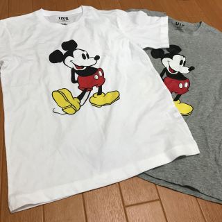 ユニクロ(UNIQLO)のユニクロ ★☆ミッキーTシャツ2枚セット☆★(Tシャツ/カットソー(半袖/袖なし))