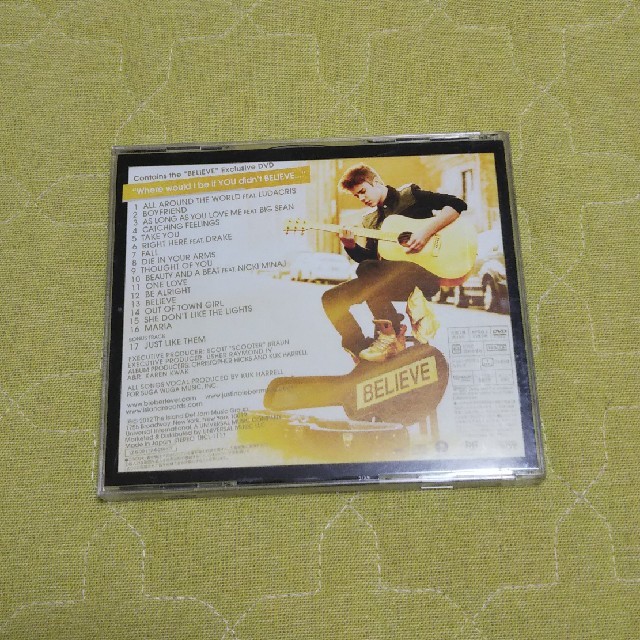 ジャスティン・ビーバー CD BELIEVE エンタメ/ホビーのCD(ポップス/ロック(洋楽))の商品写真