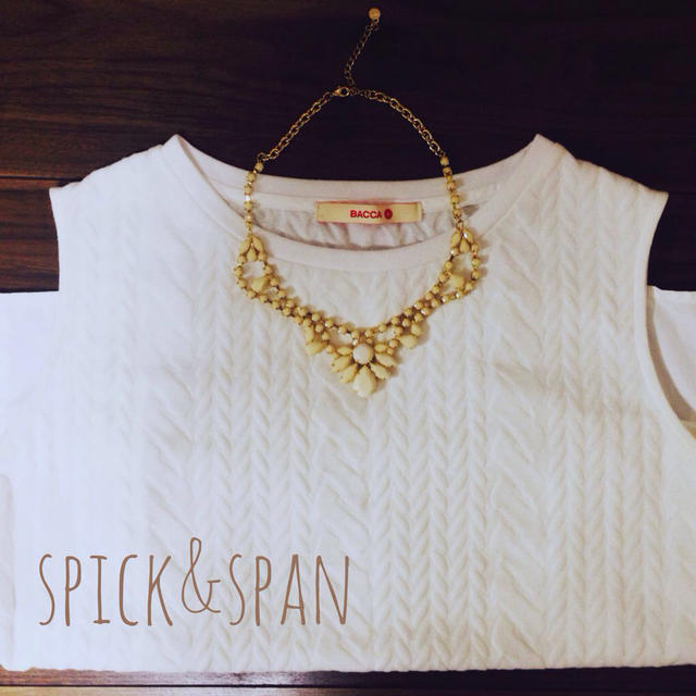 Spick & Span(スピックアンドスパン)のspick&span ビジューネックレス レディースのアクセサリー(ネックレス)の商品写真