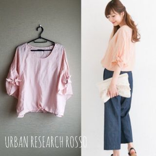 アーバンリサーチロッソ(URBAN RESEARCH ROSSO)のリネンブラウス  URBAN RESEARCH  KBF イエナ好きな方(シャツ/ブラウス(半袖/袖なし))