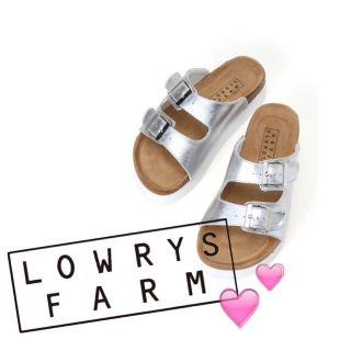 ローリーズファーム(LOWRYS FARM)のシルバー スポーツサンダル💕(サンダル)