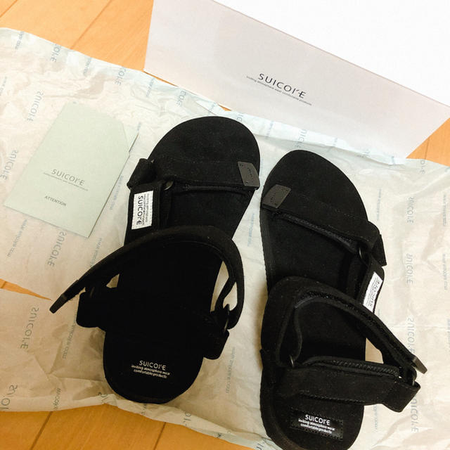 suicoke(スイコック)のSUICOKE  DEPA-ECS スポーツサンダル ブラック US6/24cm レディースの靴/シューズ(サンダル)の商品写真