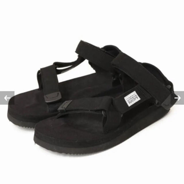 suicoke(スイコック)のSUICOKE  DEPA-ECS スポーツサンダル ブラック US6/24cm レディースの靴/シューズ(サンダル)の商品写真