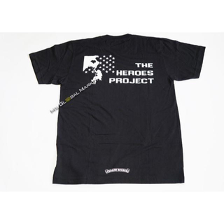 クロムハーツ(Chrome Hearts)のクロムハーツ Tシャツ ヒーローズプロジェクト　ブラック　メンズ　半袖(Tシャツ/カットソー(半袖/袖なし))