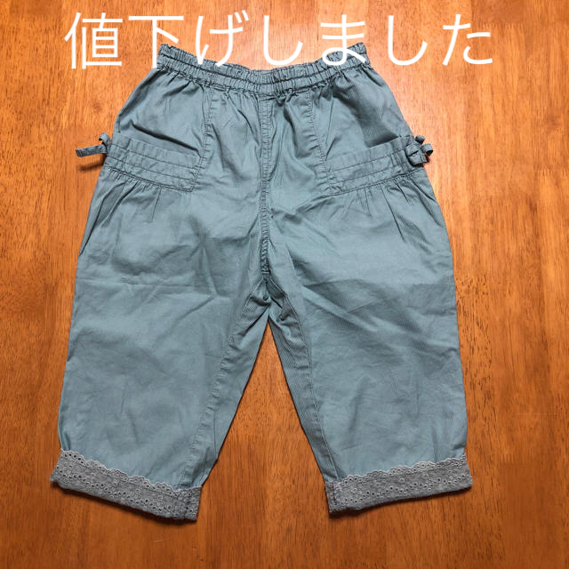 3can4on(サンカンシオン)の130女の子ズボン 6部丈  キッズ/ベビー/マタニティのキッズ服女の子用(90cm~)(パンツ/スパッツ)の商品写真