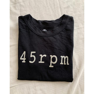 フォーティーファイブアールピーエム(45rpm)の45rpm ロゴTシャツ(Tシャツ(半袖/袖なし))