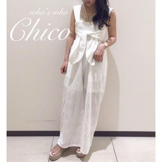 フーズフーチコ(who's who Chico)の新品🥝¥7452【Chico】2way ベアパンツ サロペット オールインワン(サロペット/オーバーオール)