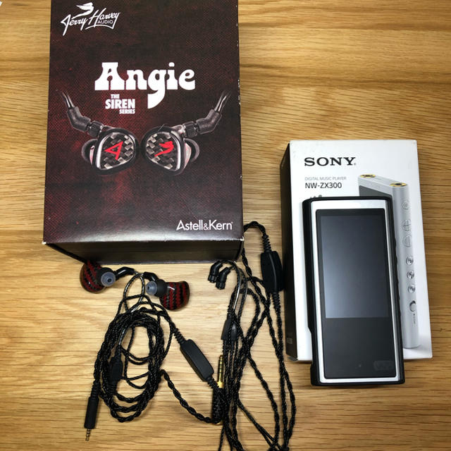 sony  zx300 、jh audio angie
