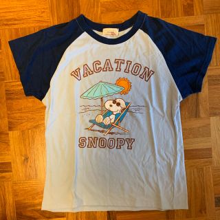 ピーナッツ(PEANUTS)のＴシャツ スヌーピー  Ｌ(Tシャツ(半袖/袖なし))