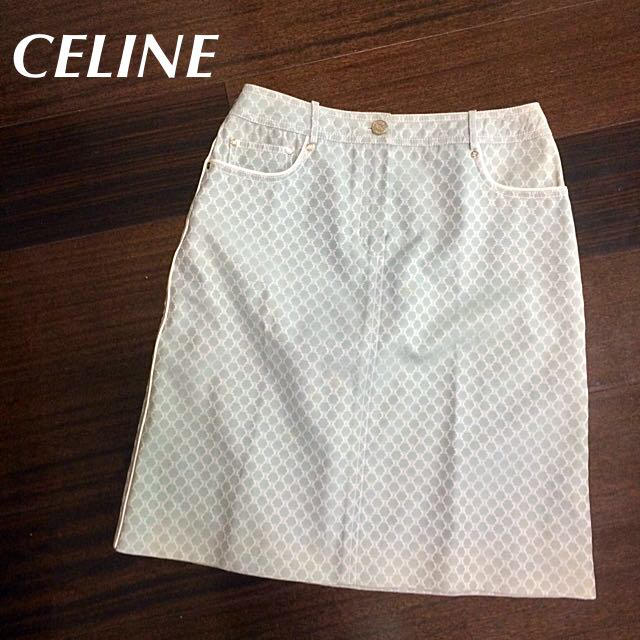 celine(セリーヌ)のセリーヌ⭐️ブラソン柄スカート レディースのスカート(ミニスカート)の商品写真