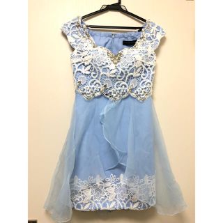 ローブ(ROBE)の☆美品☆ROBE de FLEURS Glossy ドレス 膝丈 ナイト(ナイトドレス)