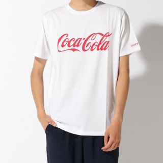 ナノユニバース(nano・universe)の新品★ナノ・ユニバース コカコーラ Tシャツ ホワイト サイズS(Tシャツ/カットソー(半袖/袖なし))