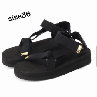 ドゥーズィエムクラス(DEUXIEME CLASSE)の新品◆SUICOKE SUEDE SANDAL 36(サンダル)