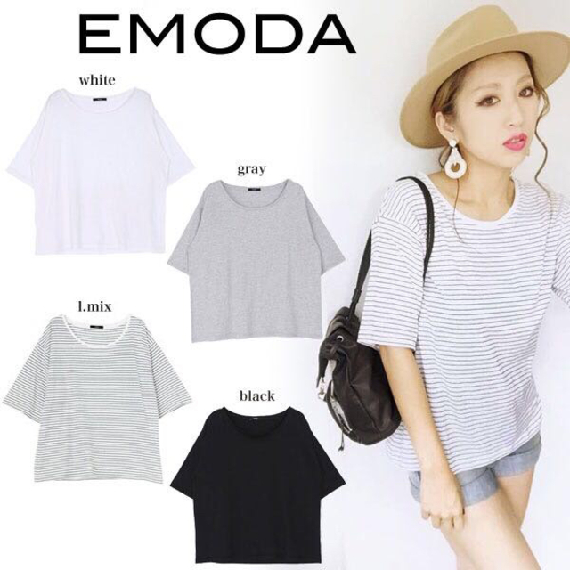 EMODA(エモダ)のminimal over Tシャツ レディースのトップス(Tシャツ(半袖/袖なし))の商品写真