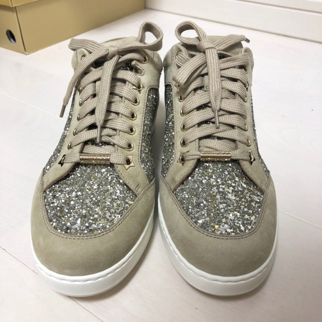 JIMMY CHOO(ジミーチュウ)のJimmy Choo 37 24 スニーカー ルブタン バレンティノ Diana レディースの靴/シューズ(スニーカー)の商品写真