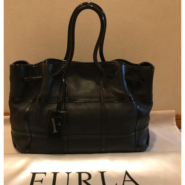 Furla - FULRA フルラ レザーバッグ トートバッグ 黒 美品の通販 by パステル's shop｜フルラならラクマ